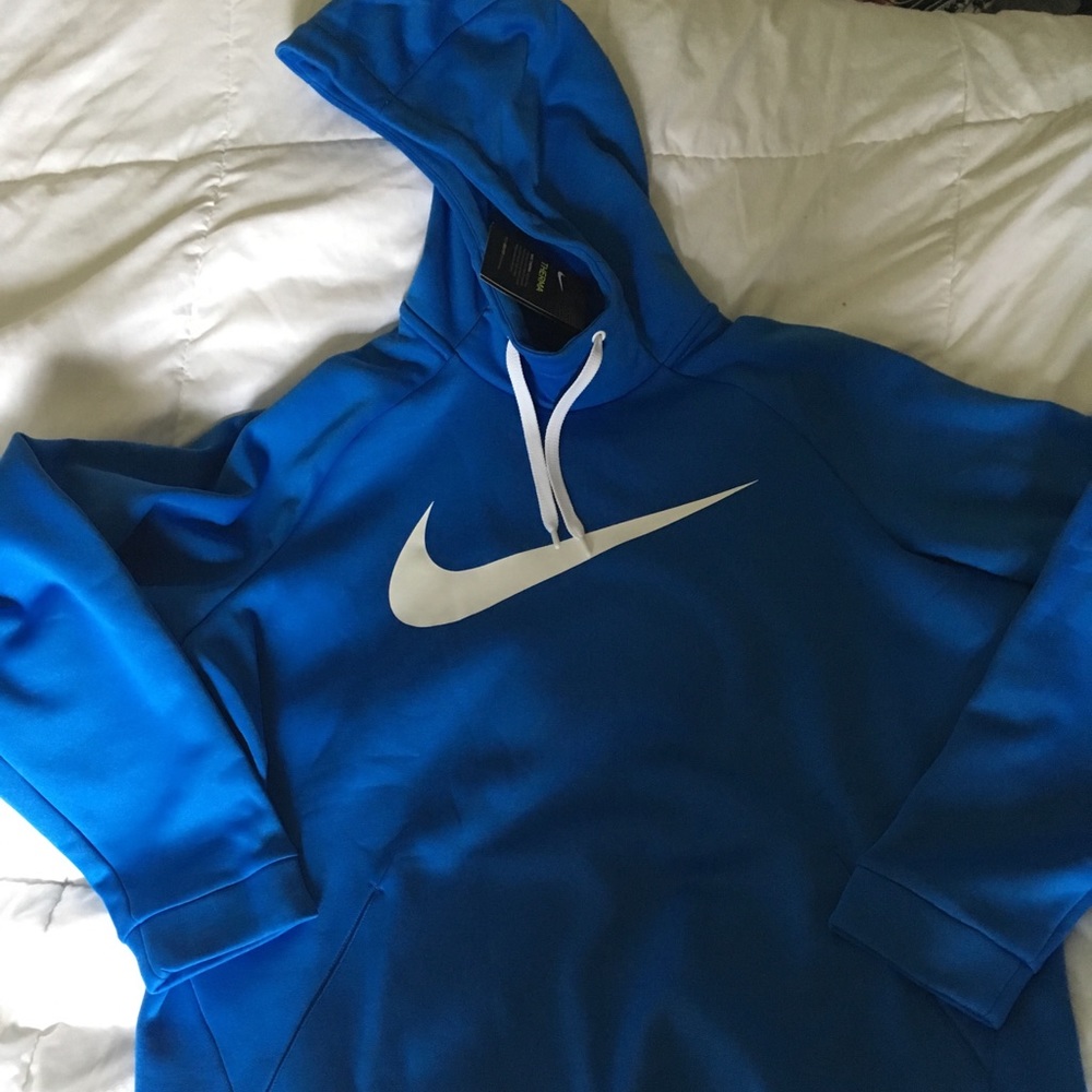 Men’s Nike dri~fit XL hoodie blue